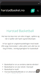 Mobile Screenshot of harstadbasket.no